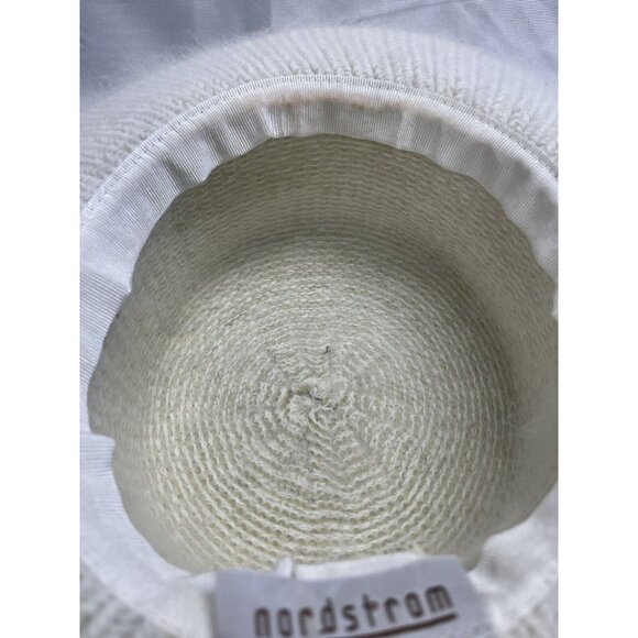 Vintage Womens‎ Cream Nordstroms Hat Vinyon Angora Made In Italy EUC main image 5